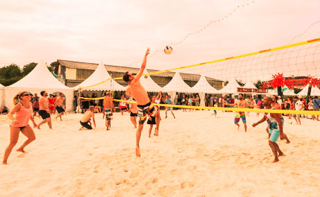 Beach volley Tempo Latino